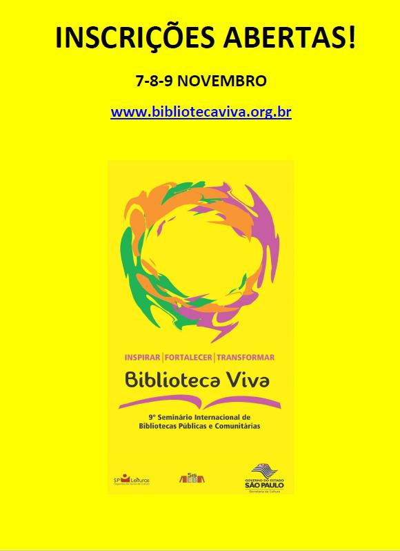 cartaz inscricoes bibliotecaviva