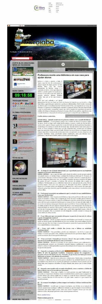 Site Aracoiaba News 03 - 02 - 17