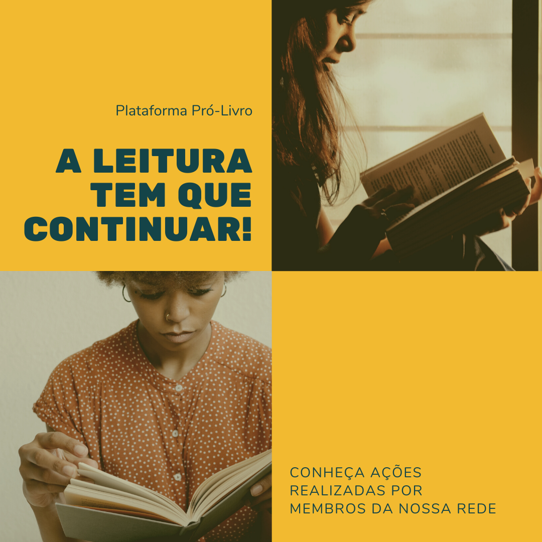 Ações desenvolvidas em projetos de leitura na pandemia